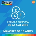 Centrum Base Multivitamínico Multimineral Suplemento x 60C #3