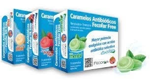 Caramelos Antibioticos Fecofar Free Sm Blister Caram.x 9