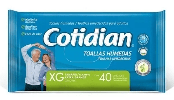 Cotidian Toallitas Húmedas Adultos | 40 unidades #1