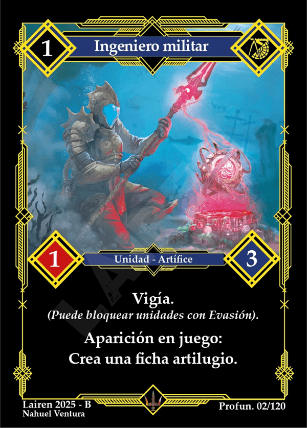 002 Ingeniero Militar - Coste 1