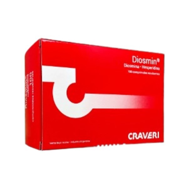 Craveri Diosmin Diosmina + Hesperidina Micronizada x 100 Comp Recubiertos #1