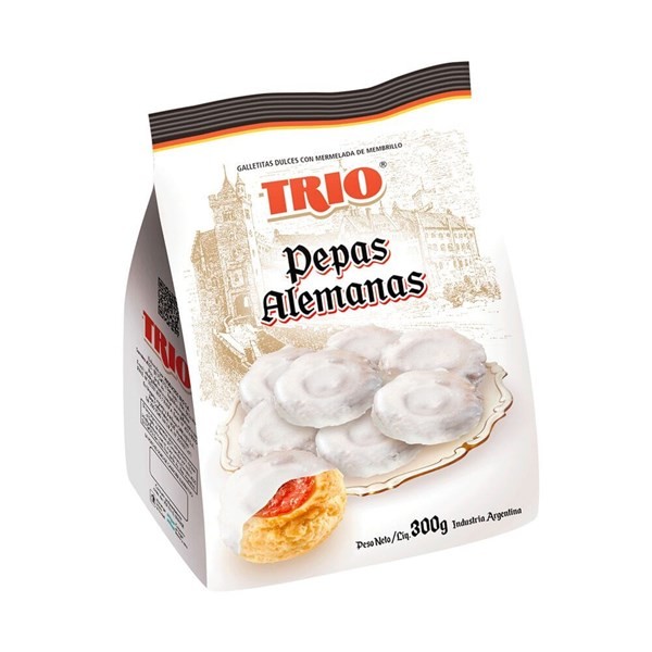 Galletitas Pepas Trío Alemanas 300 g. #1