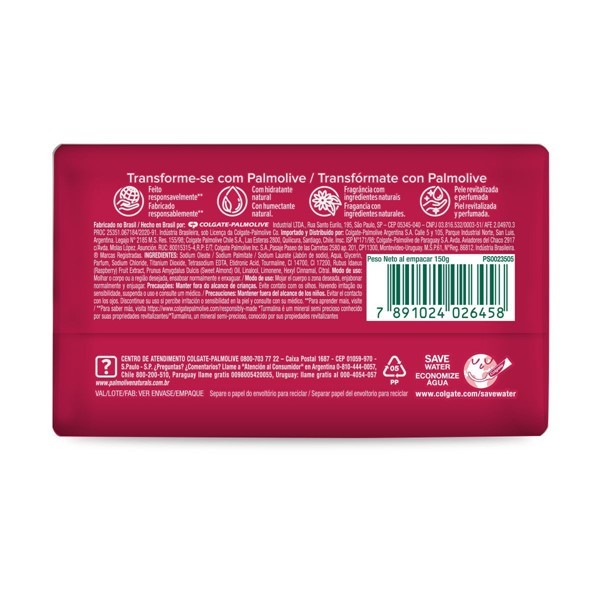 Palmolive Jabón en Barra Naturals Toque Radiante 150 gr alt