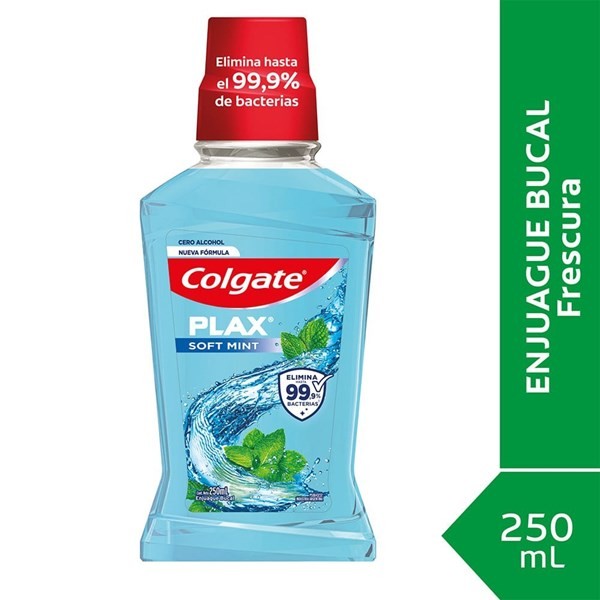 Enjuague Bucal Colgate Plax Menta Suave 250 Ml