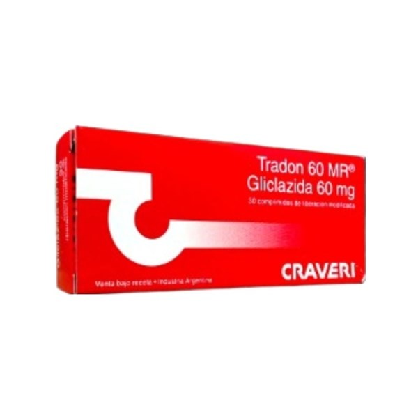 Craveri Tradon 60 Mr 60 Mg Gliclazida x 30 Comp #1