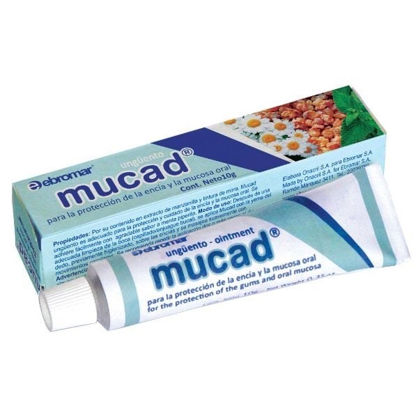 Mucad | Unguento 10grs | Extracto fluido de Camomilla + tintura de Mirra + menta piperita #1