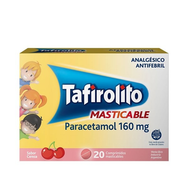 Tafirolito Masticable Cereza 160 mg #1