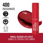 Labial Líquido Rimmel Ts Lip Latex x 6 ml Color 400 Passionate #3