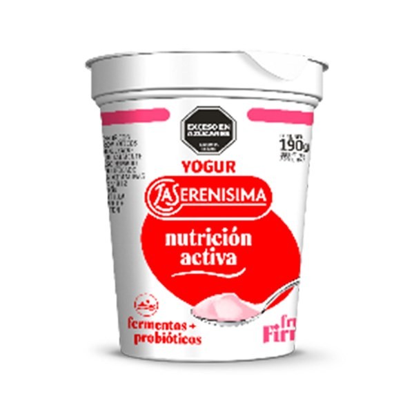 Yogur Entero Firme la Serenísima Sabor Frutilla en Pote 190 Grs #1