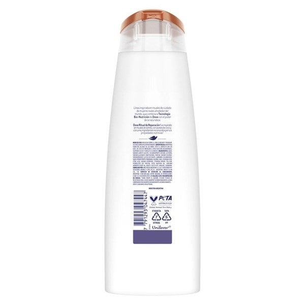 Shampoo Dove Ritual de Reparación Coco Y Cúrcuma 400 ml alt