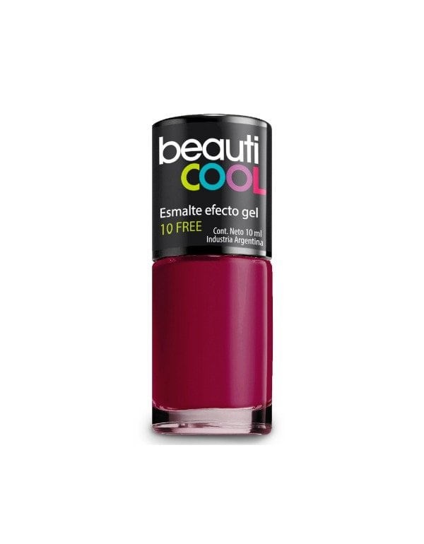 Beauticool Esmalte de Uñas Gel Cremoso Color Cereza #1