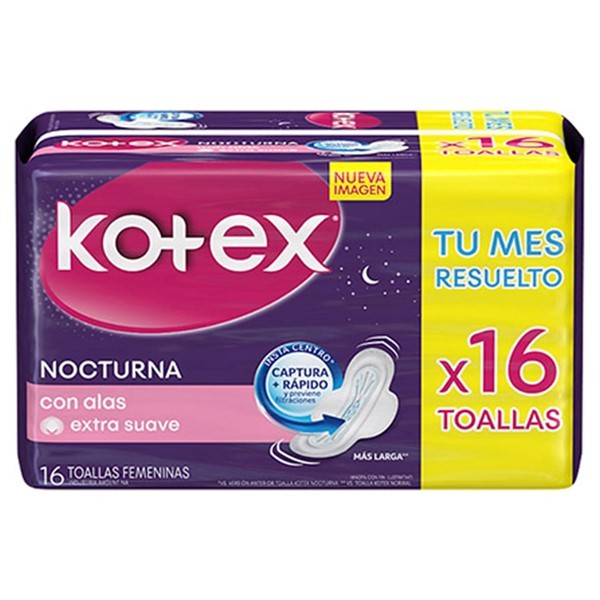 Toalla Femenina Nocturna (16 Unidades) alt