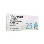Siegfried Dilatrend D Carvedilol + Hidroclorotiazida 25 / 12,5 Mg x 28 Comp #1