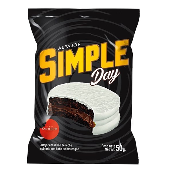 Alfajor De Chocolate Fantoche Simple Night 50 G #1