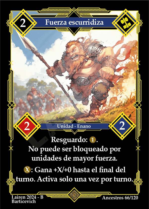 66 Fuerza Escurridiza - Coste 2