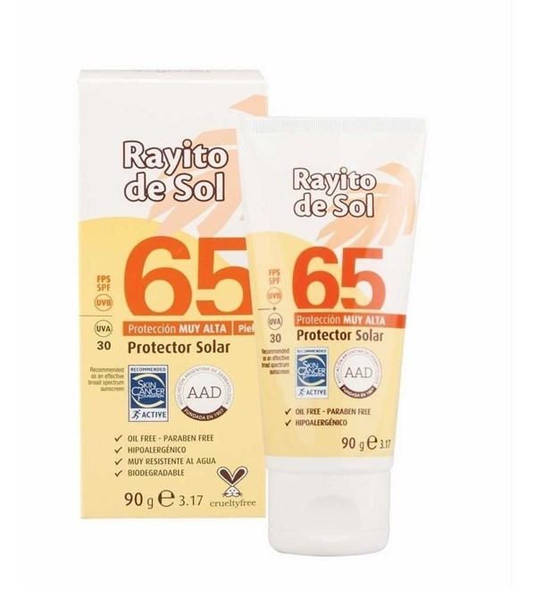 Rayito de Sol Protector Solar Fps 65 90 gr