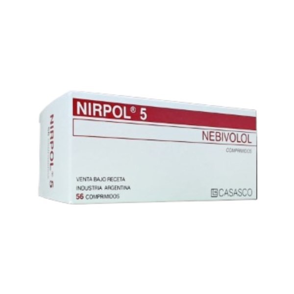 Casasco Nirpol Nebivolol 5 Mg x 56 Comp #1