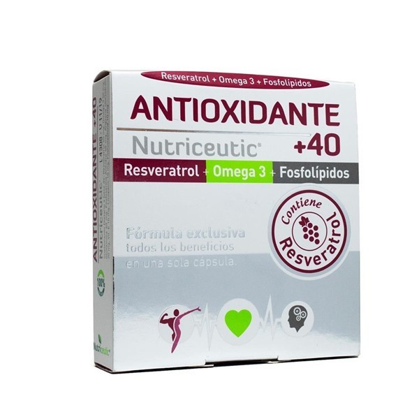 Nutriceutic Antioxidante +40 32 capsulas alt