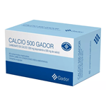 CALCIO 500MG 60COM (GADOR #1