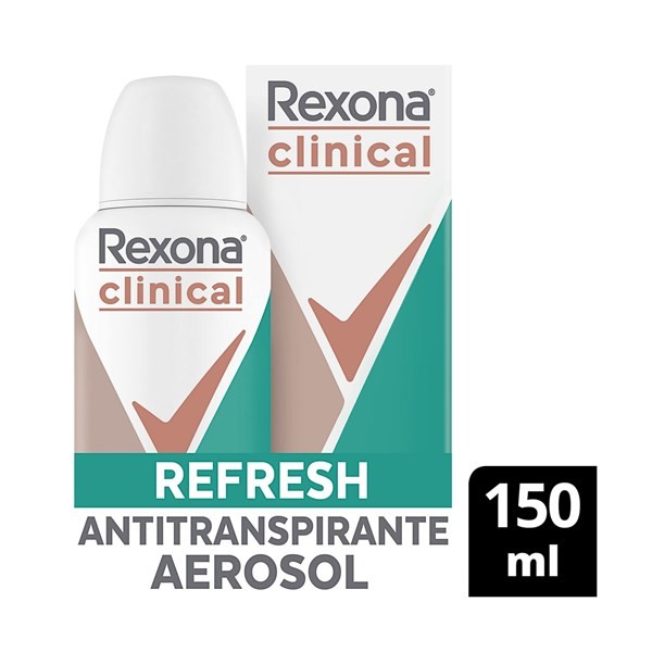 Antitranspirante En Aerosol Rexona Clinical Refresh 3x 150 Cc. #1