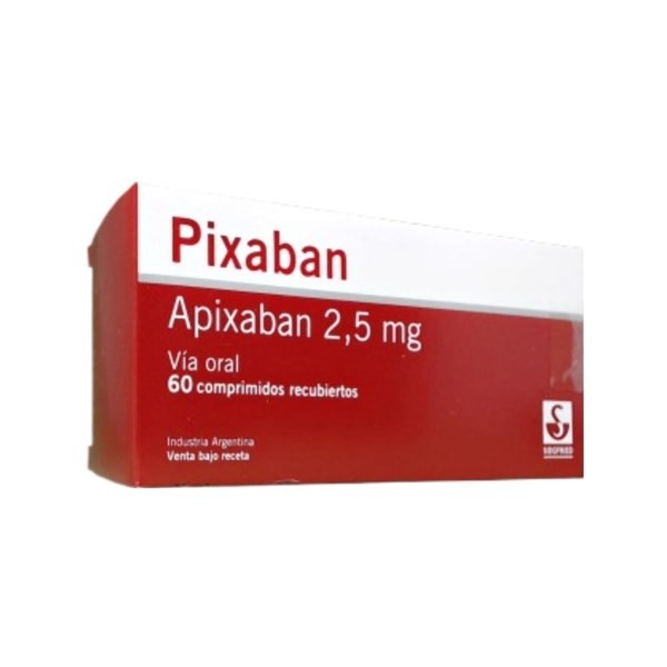 Siegfried Pixaban Apixaban 2,5 Mg x 60 Comp #1