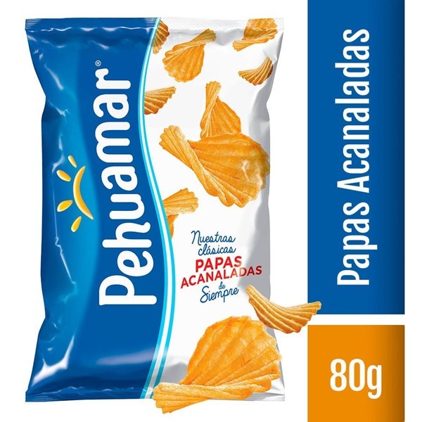 Papas Fritas Acanaladas Pehuamar 80 Gr #1