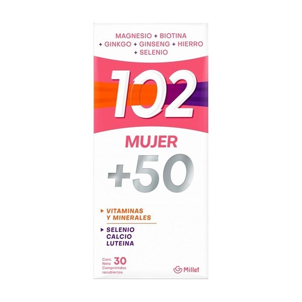 Gramon Suplemento Vitamínico 102 +50 Mujer | 30 Comprimidos