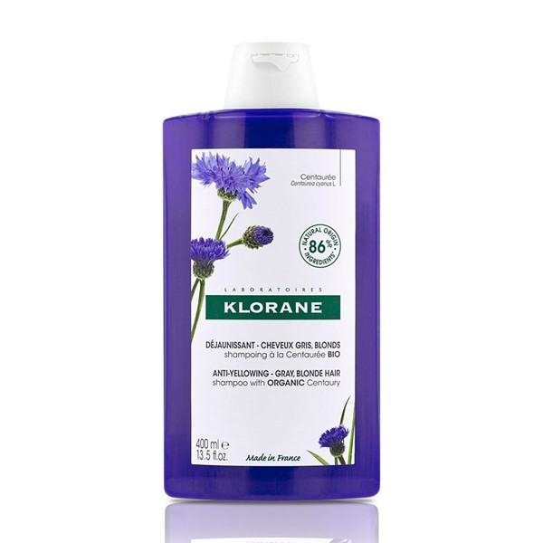 Klorane Shampo Matizante Centaurea Para Reflejos Canosos 400 ml alt