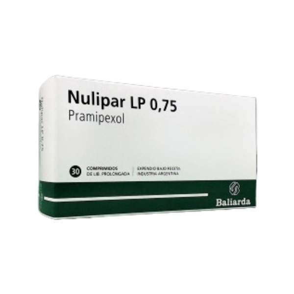 Baliarda Nulipar Lp 0.75 Mg Pramipexol x 30 Comp #1