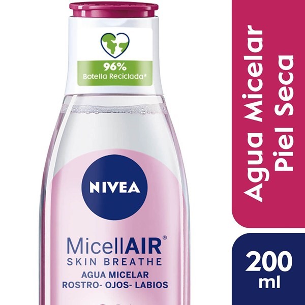Nivea Agua Micelar Skin Breathe Para Piel Seca Y Sensible 200 ml #1