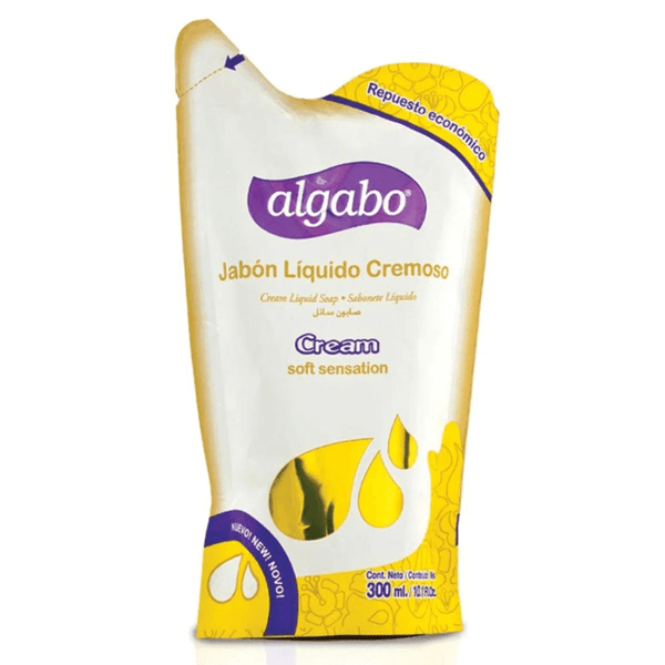 Algabo Jabon Liquido 300 Ml Cream Doy Pack