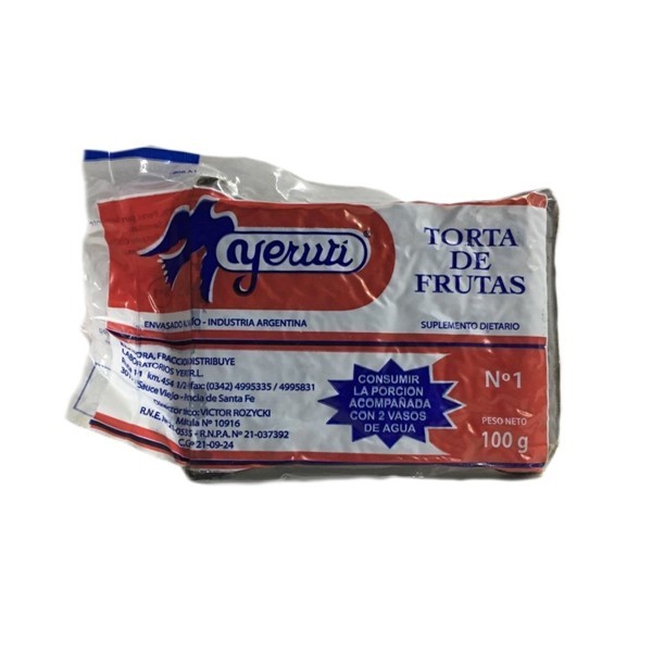 Yeruti Torta de Frutas N1 Por 100 gr alt