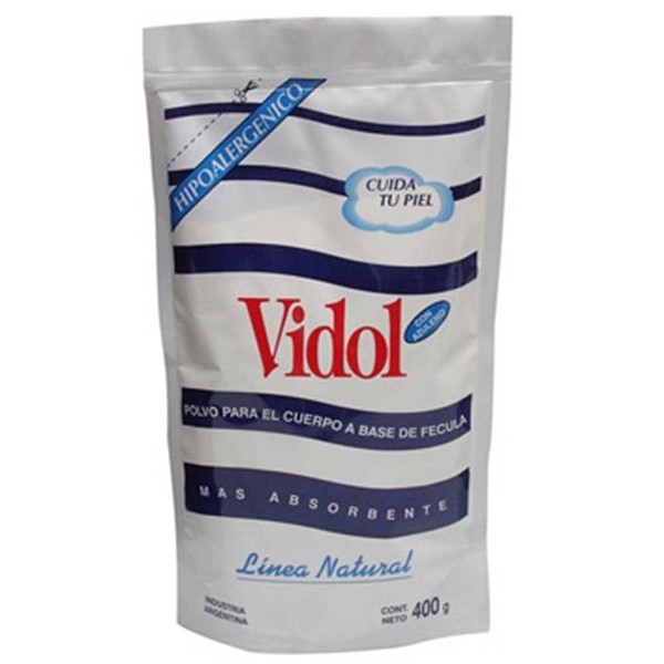 Vidol Fécula Corporal Hipoalergénica Doy Pack 400 g #1