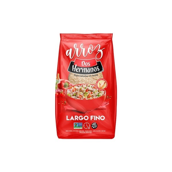Arroz Dos Hermanos Grano Largo Fino 1 Kg