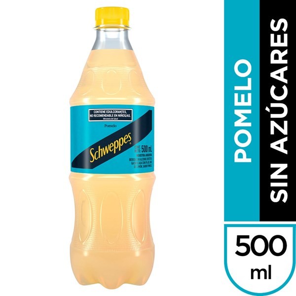 Gaseosa Schweppes Sin Azúcares Pomelo 500 cc. #1