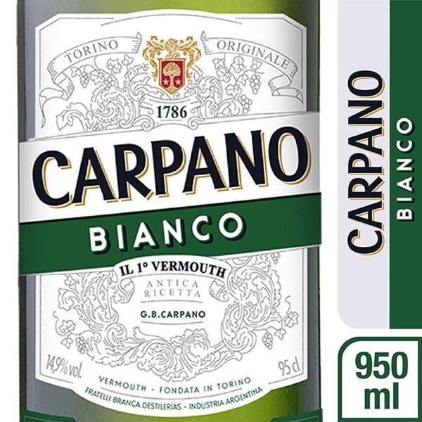 Vermouth Carpano Bianco 950 Ml #1