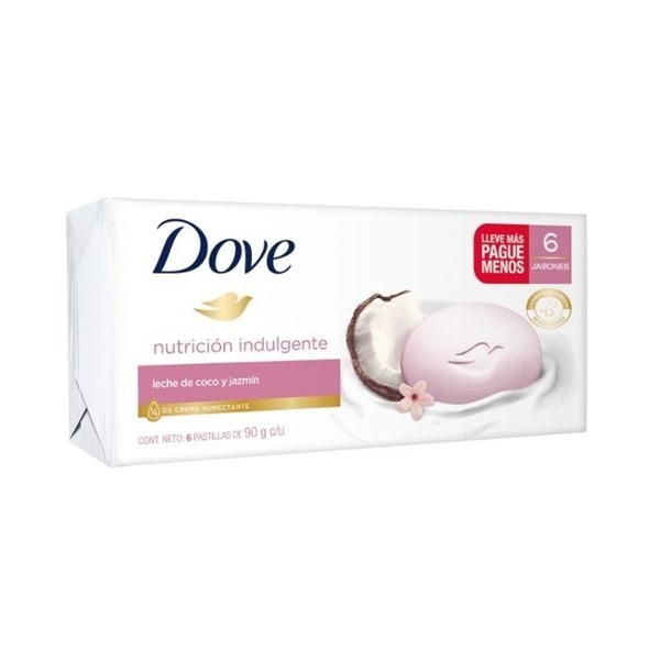 Jabon Dove Leche de coco | 6 unidades-25% #1