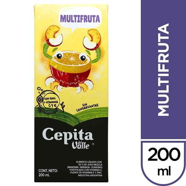 Jugo Cepita Del Valle Multifruta 200 Ml #1