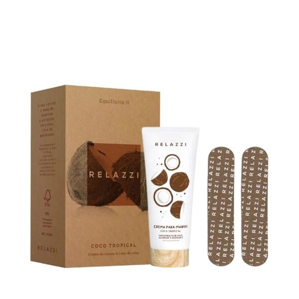 Set de Manos Coco Tropical Relazzi