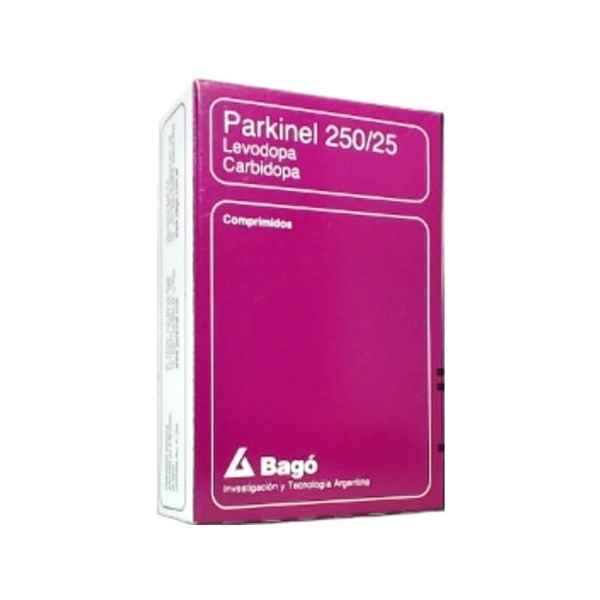Bagó Parkinel 250 / 25 Levodopa + Carbidopa 250 Mg / 25 Mg x 30 Comp