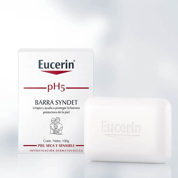 Eucerin Barra Limpiadora Syndet Ph5 Para Piel Seca Y Sensible 100 gr alt