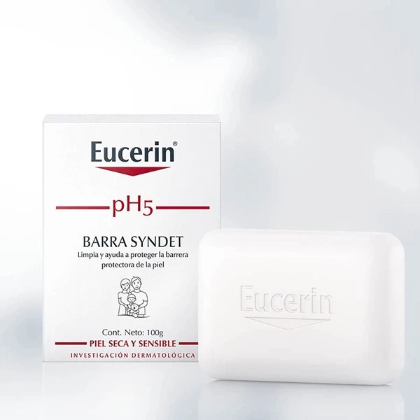 Eucerin Barra Limpiadora Syndet Ph5 Para Piel Seca Y Sensible 100 gr alt