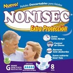 Nonisec Pañales Desc. Para Adultos Anatómicos Extra Protección C/Barreras Pack g #1