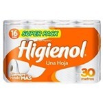 Higienol Blanco PH 16 rollos 30 metros | Funda 4 paquetes x 16 rollos #1
