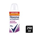 Antitranspirante En Aerosol Rexona Active Emotion 250 Cc. #1