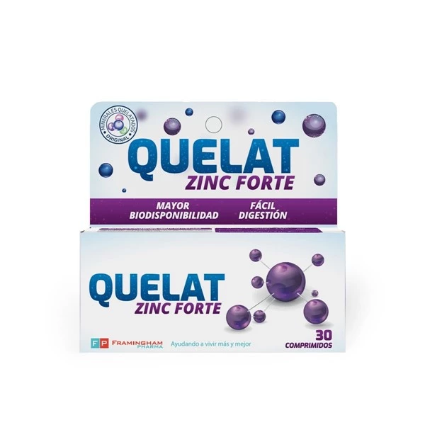 Quelat Zinc Forte Por 30 comprimidos