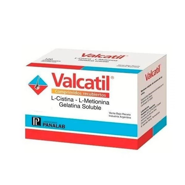 Panalab Valcatil L-Cistina, L-Metionina, Gelatina Soluble X 60 Comp alt