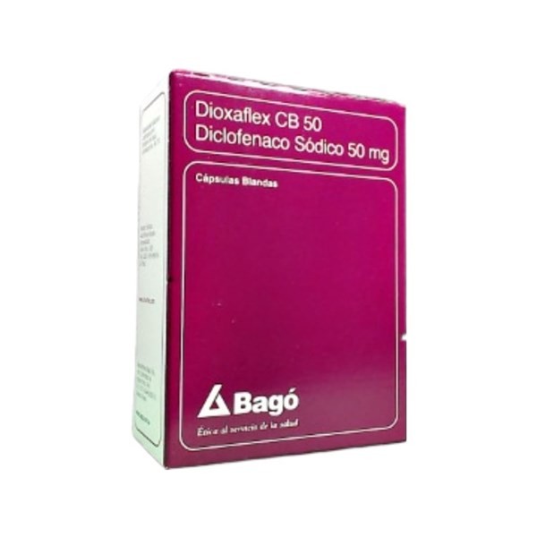 Bagó Dioxaflex 50 50 Mg Diclofenac Sódico x 15 Cáps Blandas #1