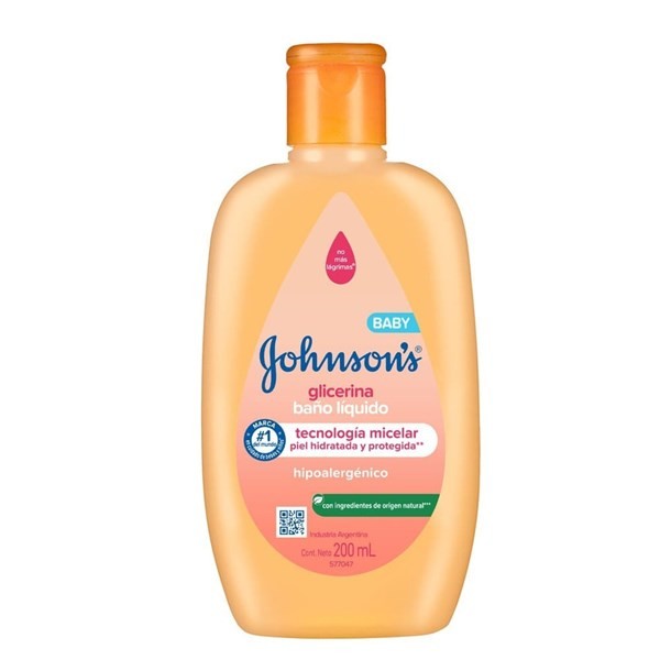 Johnsons Baby Baño Liquido de La Cabeza a Los Pies 200 ml