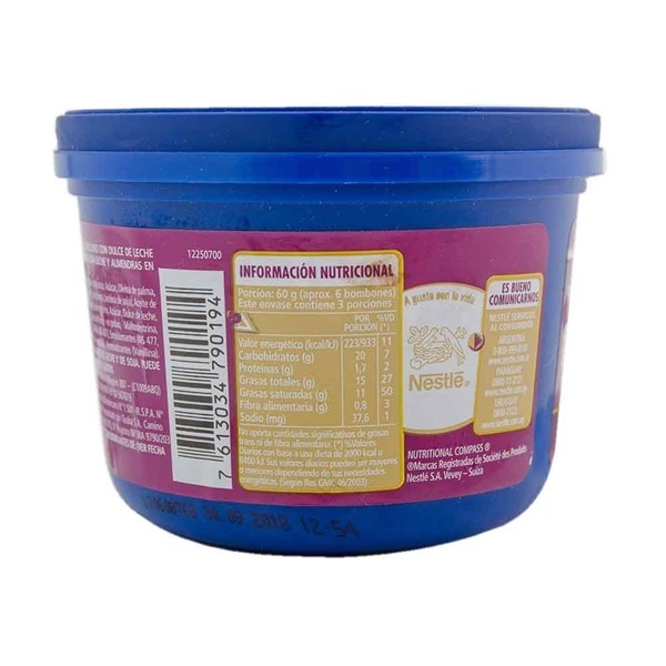 Frigor Helado Bocadito Chomp Almend/ddl X180gr alt